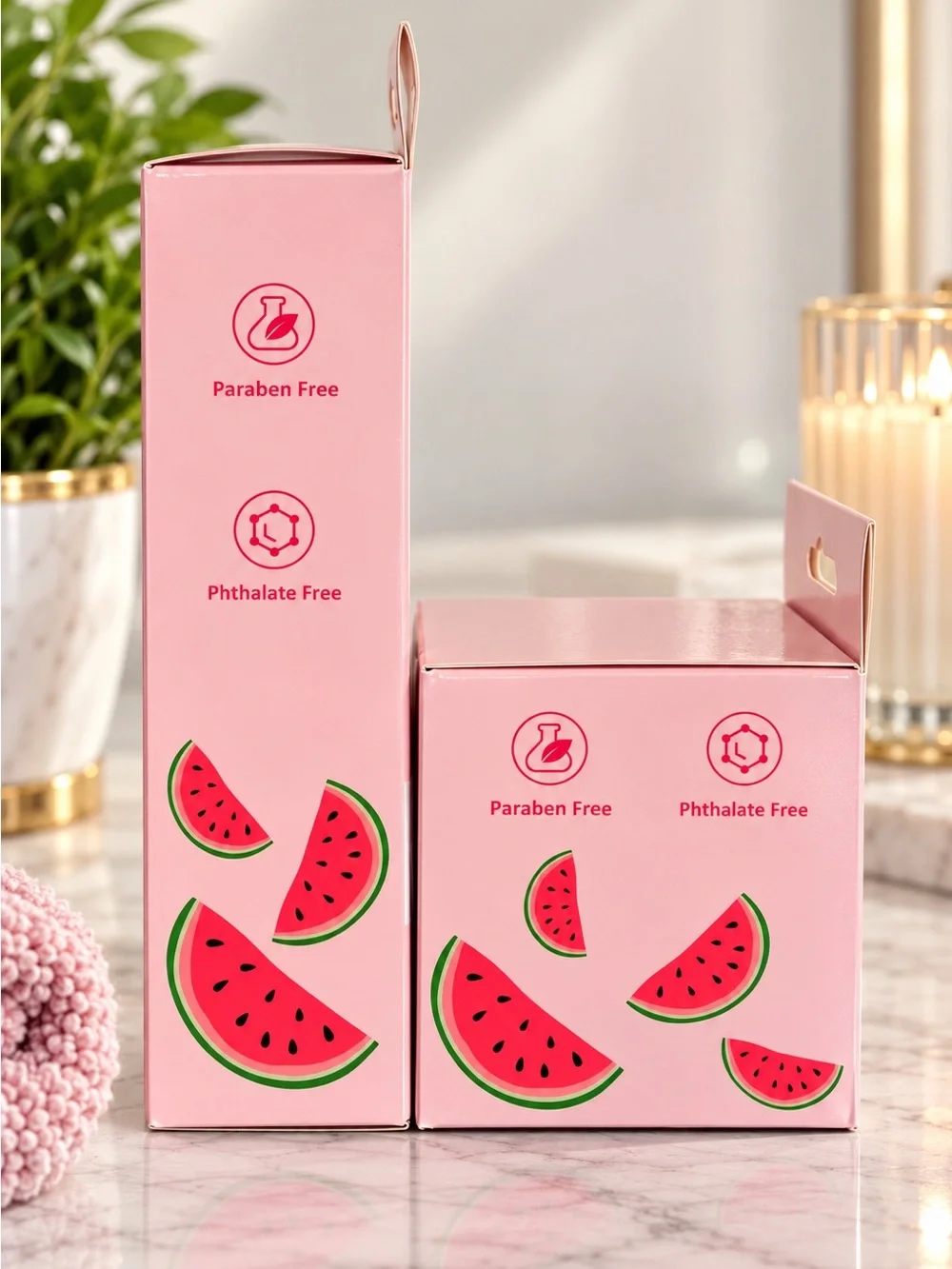 Glow Up 2 Piece Watermelon Skincare Set • Serum & Moisturizer Full Size NIB
